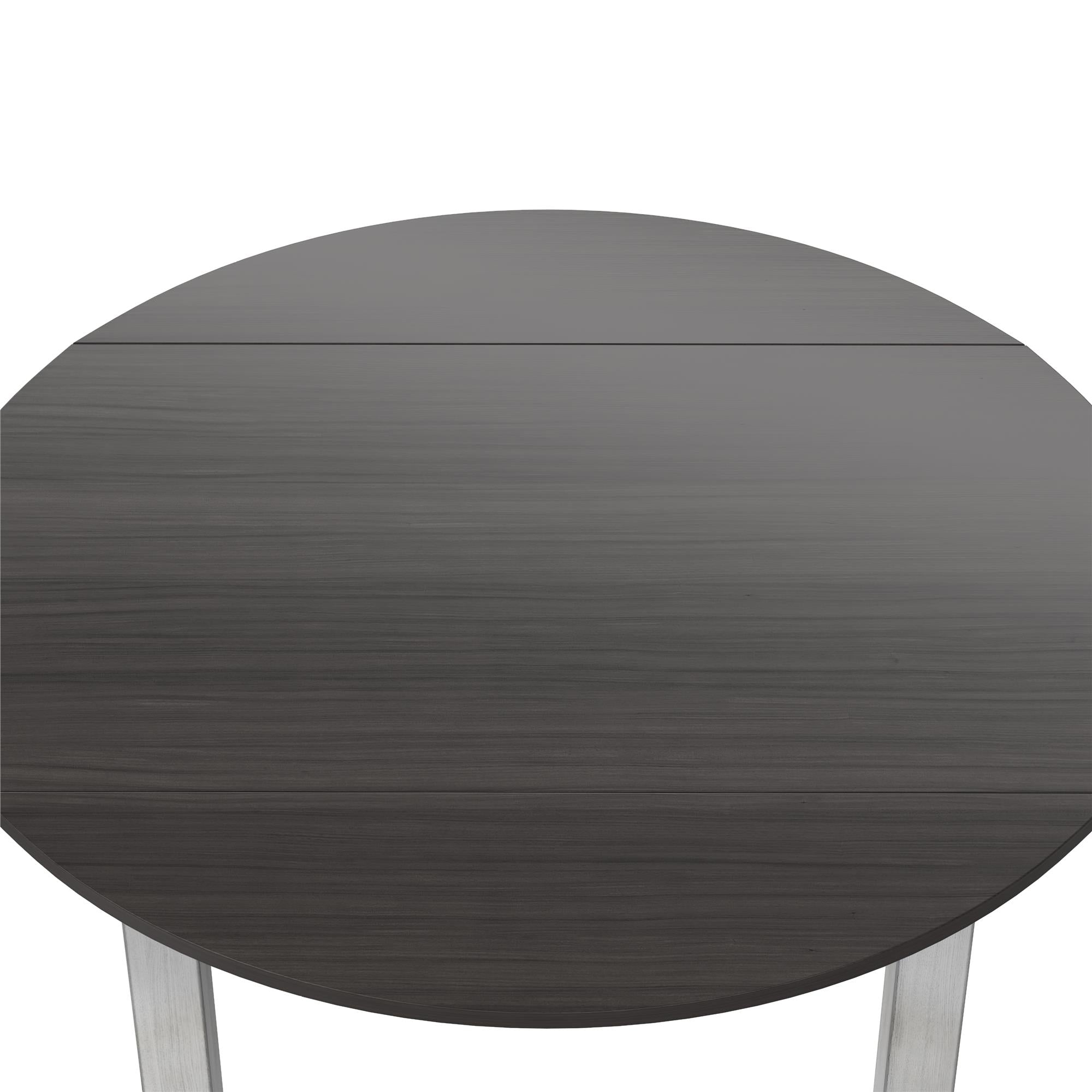 DHP Jersey 3-Piece Drop Leaf Wood Dining Set - Oyster