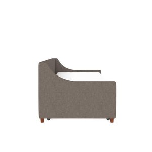 Novogratz Her Majesty Daybed and Trundle - Grey Linen - Twin