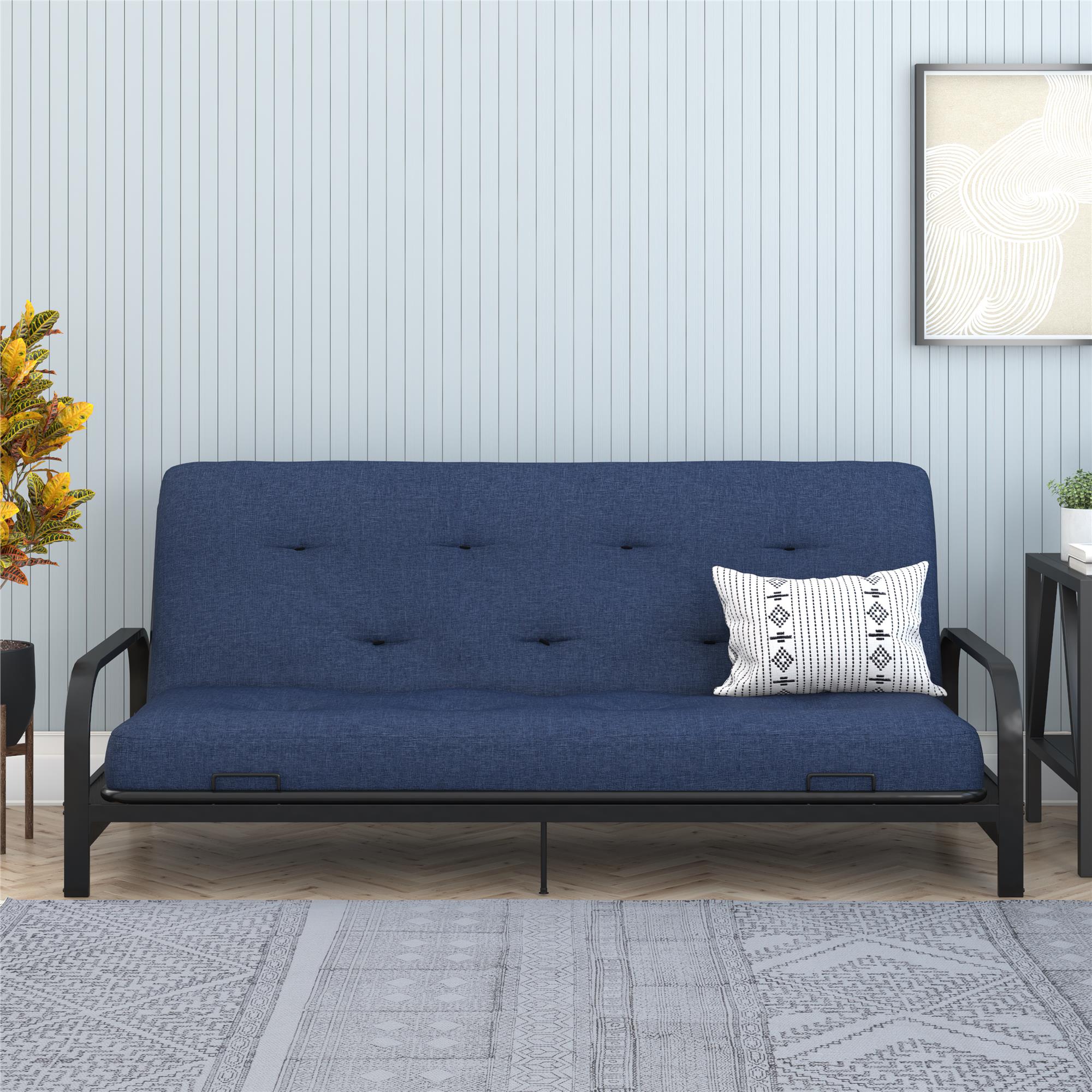 DHP Trule 8" Pocket Spring Futon Mattress - Indigo Blue - Full