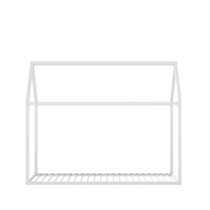 Max & Finn Skyler Metal House Bed - White - Twin