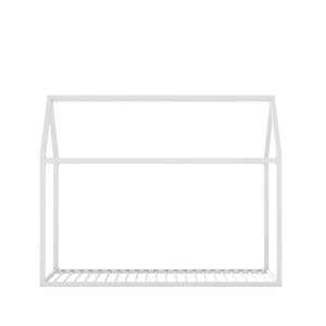 Max & Finn Skyler Metal House Bed - White - Twin