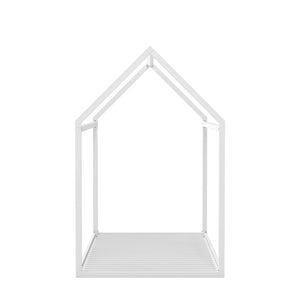 Max & Finn Skyler Metal House Bed - White - Twin