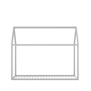 Max & Finn Skyler Metal House Bed - Dove Gray - Twin