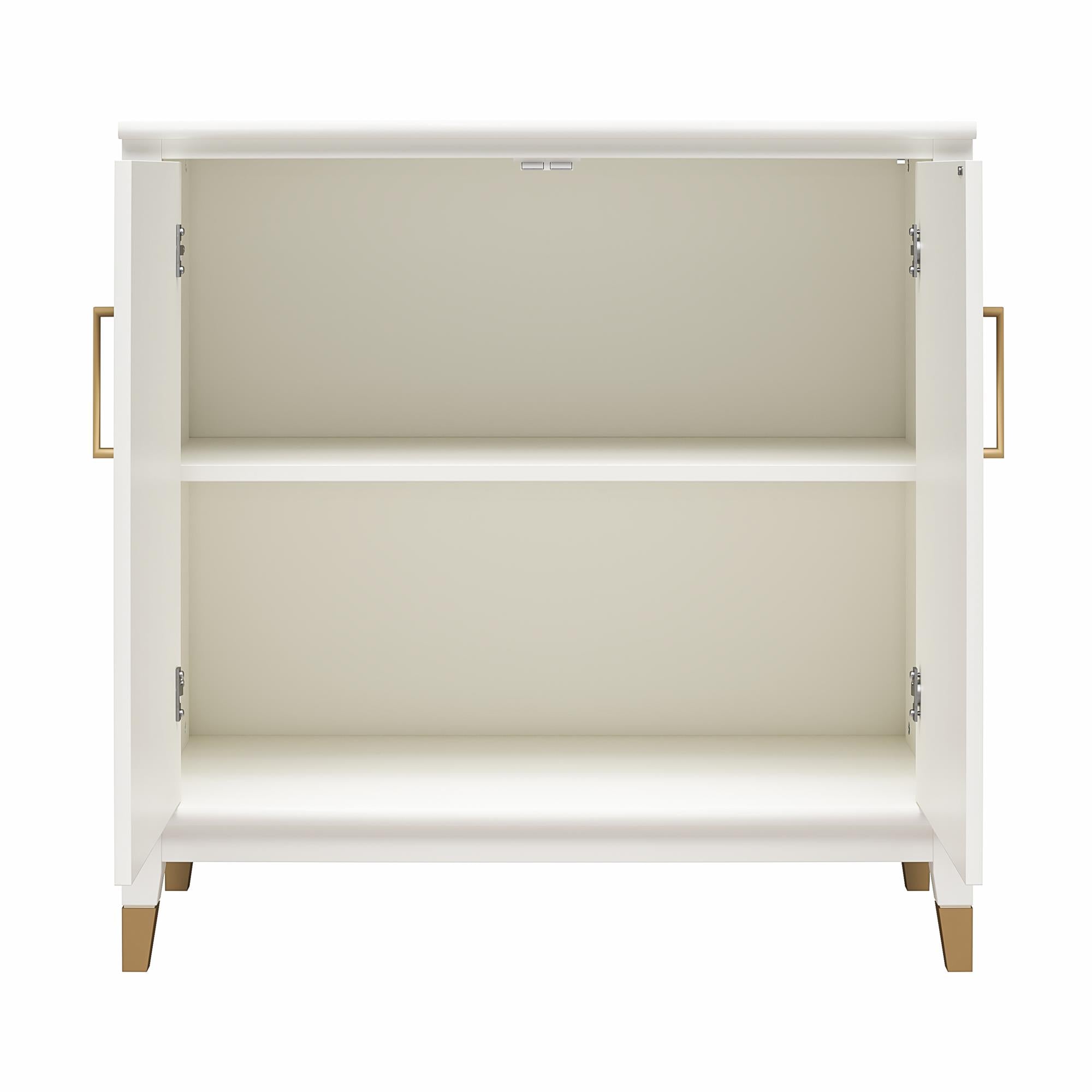 CosmoLiving Westerleigh 2-Door Accent Cabinet - White