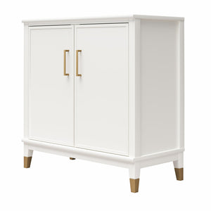 CosmoLiving Westerleigh 2-Door Accent Cabinet - White