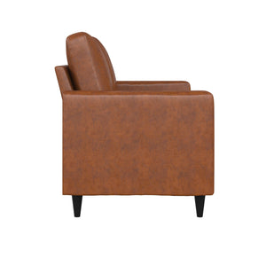 DHP Cooper Loveseat - Camel Faux Leather