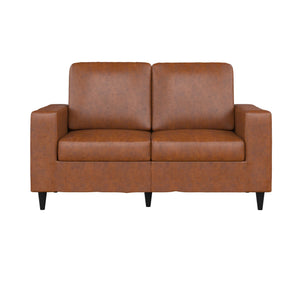 DHP Cooper Loveseat - Camel Faux Leather