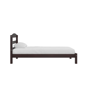DHP Braylon Twin Size Bed Frame - Espresso - Twin