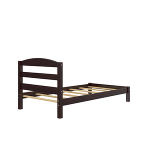 DHP Braylon Twin Size Bed Frame - Espresso - Twin