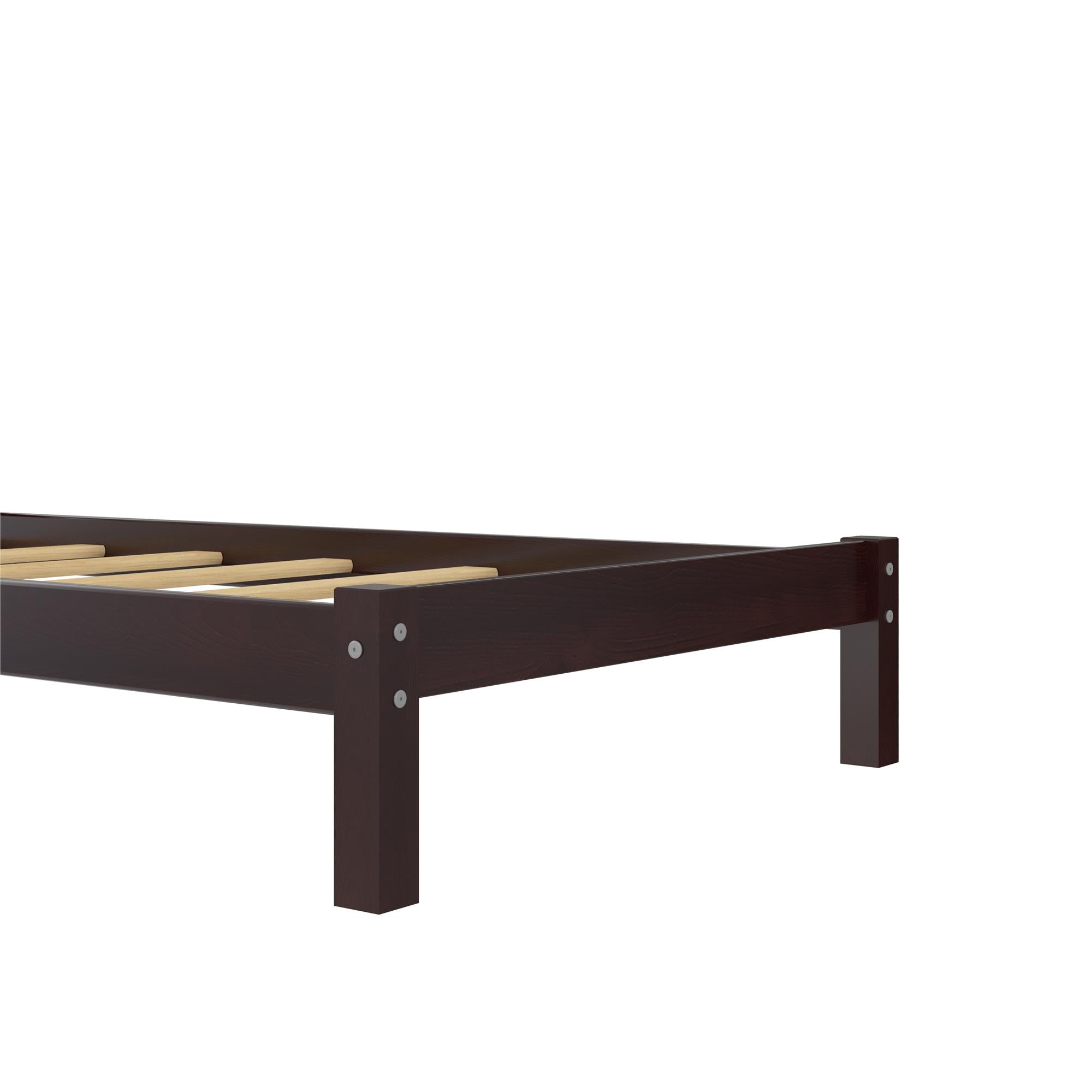 DHP Braylon Twin Size Bed Frame - Espresso - Twin