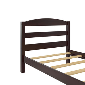 DHP Braylon Twin Size Bed Frame - Espresso - Twin