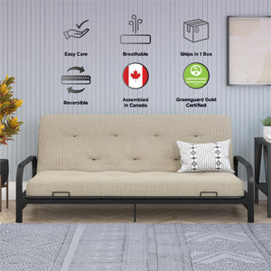 Signature Sleep Braga 8" Pocket Spring Full Size Futon Mattress - Beige - Full