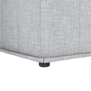 DHP Darcy Armless Chair for Modular Sectional Sofa - Gray