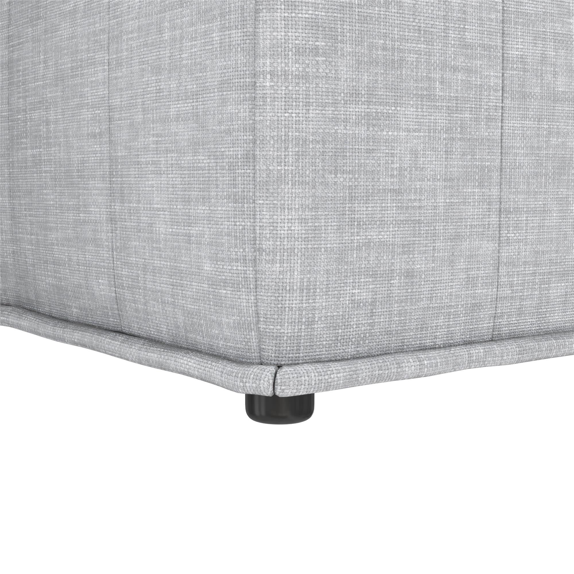 DHP Darcy Armless Corner for Modular Sectional Sofa - Gray