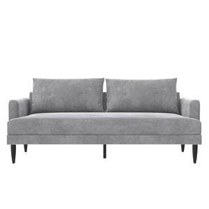 Novogratz Bailey Pillowback Sofa - Light Gray