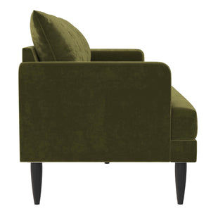 Novogratz Bailey Pillowback Sofa - Olive Green