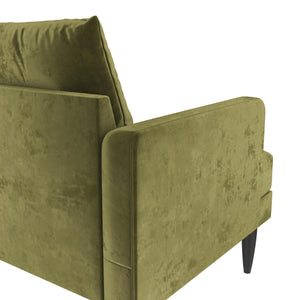 Novogratz Bailey Pillowback Sofa - Olive Green