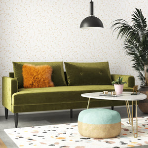 Novogratz Bailey Pillowback Sofa - Olive Green