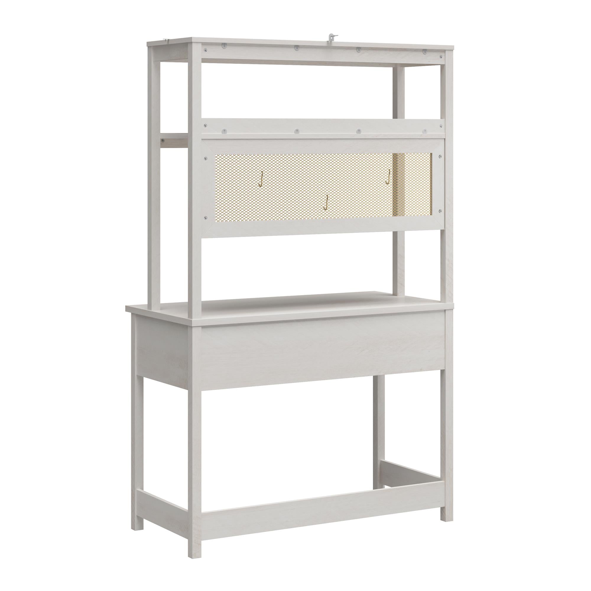 Mr. Kate Tess Standing Desktop & Workstation - Ivory Oak