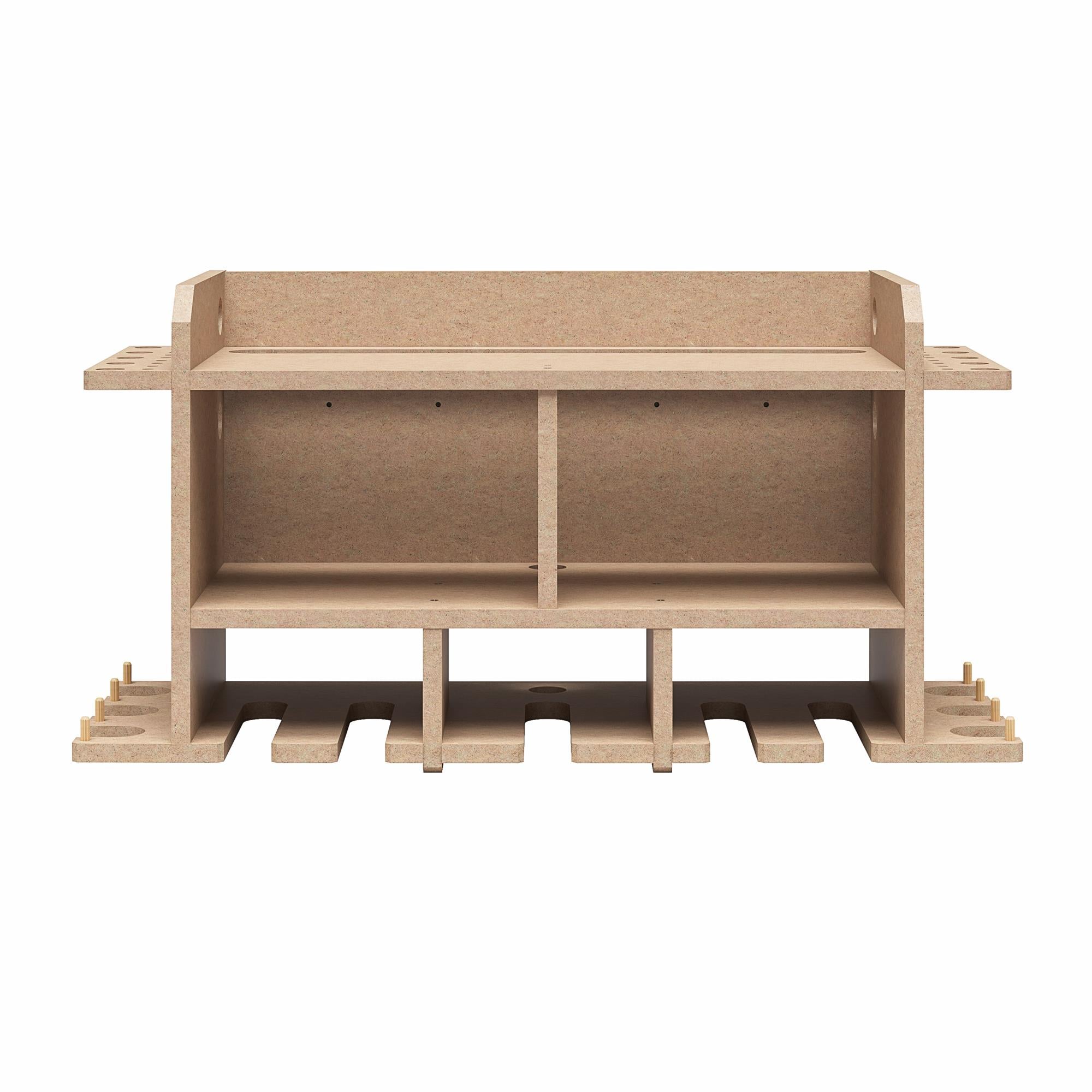 Systembuild Evolution Benford Wall Mount Tool Organizer - Raw Board