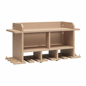 Systembuild Evolution Benford Wall Mount Tool Organizer - Raw Board