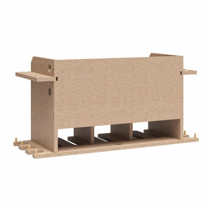 Systembuild Evolution Benford Wall Mount Tool Organizer - Raw Board