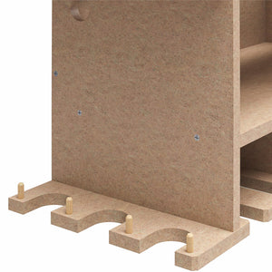 Systembuild Evolution Benford Wall Mount Tool Organizer - Raw Board