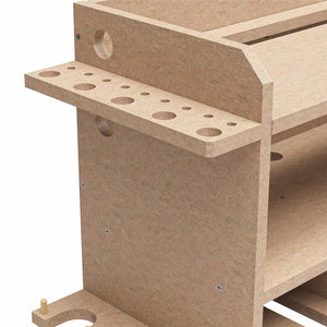 Systembuild Evolution Benford Wall Mount Tool Organizer - Raw Board