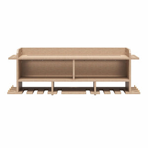 Systembuild Evolution Benford 48" Extra Wide Wall Mount Tool Organizer - Raw Board