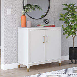 CosmoLiving Westerleigh 2-Door Accent Cabinet - White