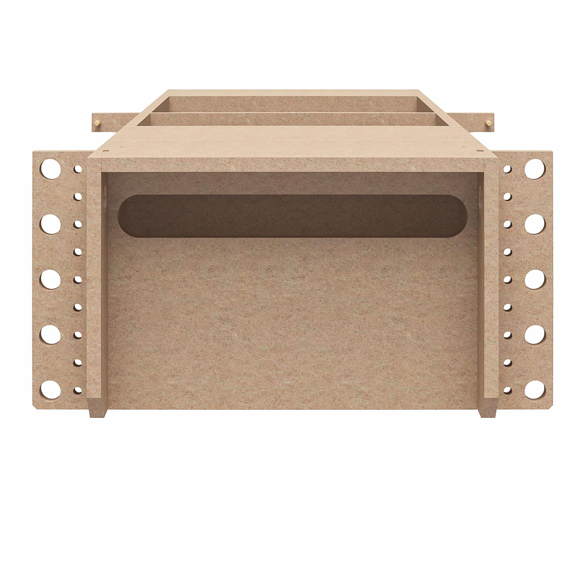 Systembuild Evolution Benford 48" Extra Large Vertical Wall Mount Tool Organizer - Raw Board