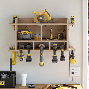 Systembuild Evolution Benford Wall Mount Tool Organizer - Raw Board