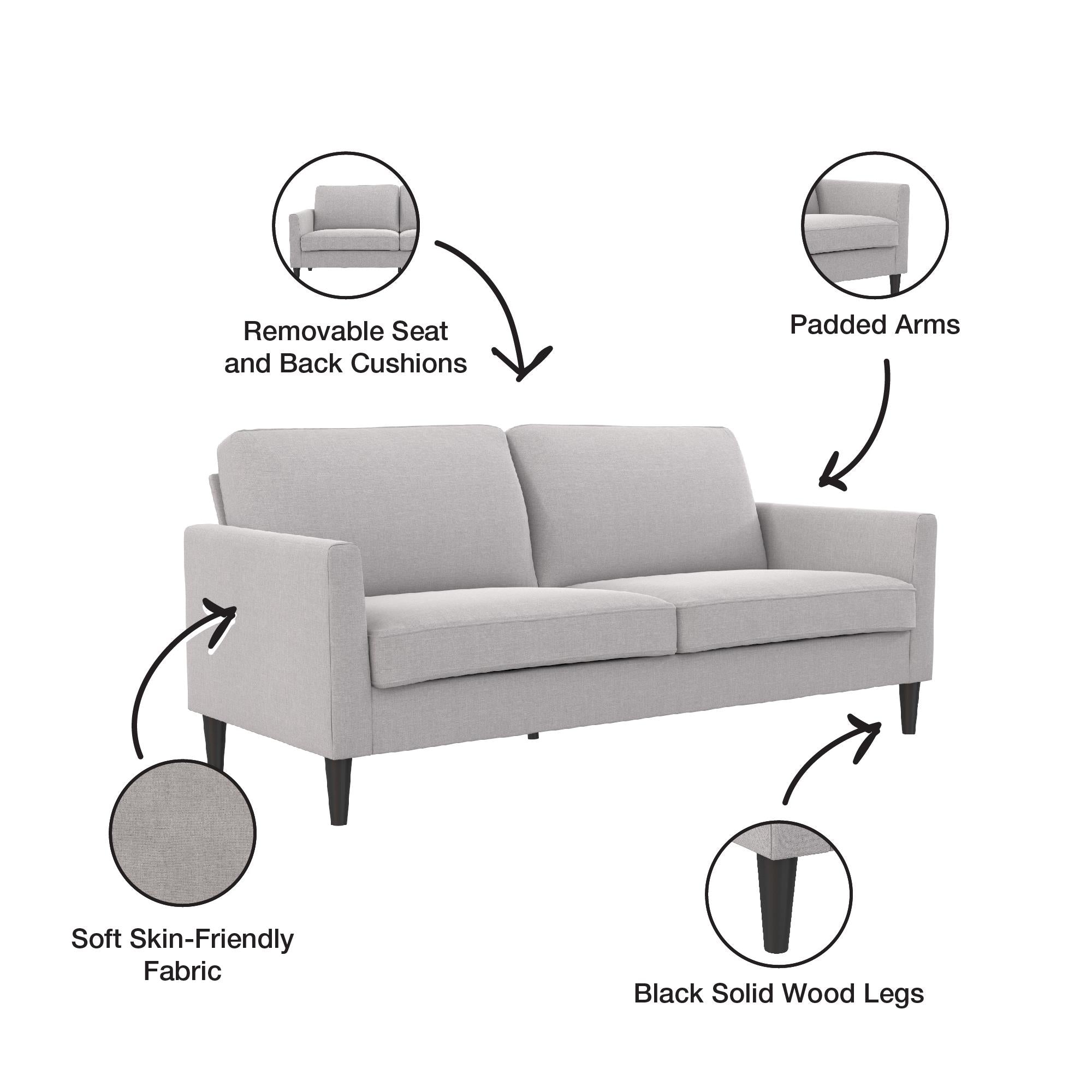 Mr. Kate Winston Sofa - Light Gray