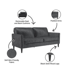 Mr. Kate Winston Sofa - Dark Gray