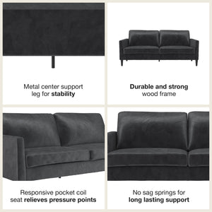 Mr. Kate Winston Sofa - Dark Gray