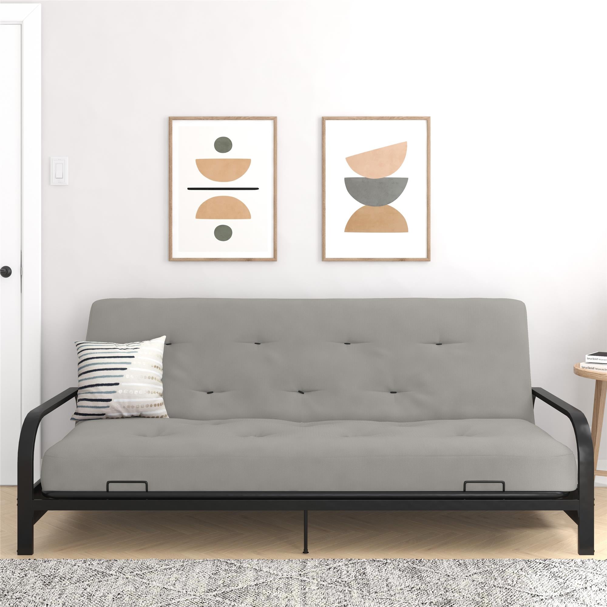 DHP Trule 8" Spring Futon Mattress - Taupe - Full