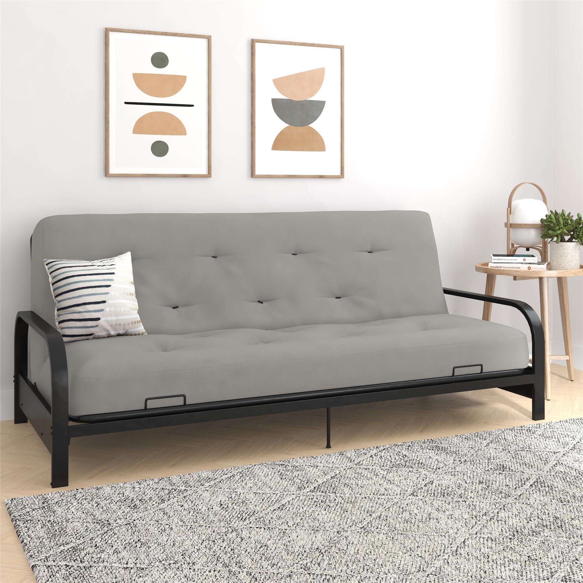 DHP Trule 8" Spring Futon Mattress - Taupe - Full
