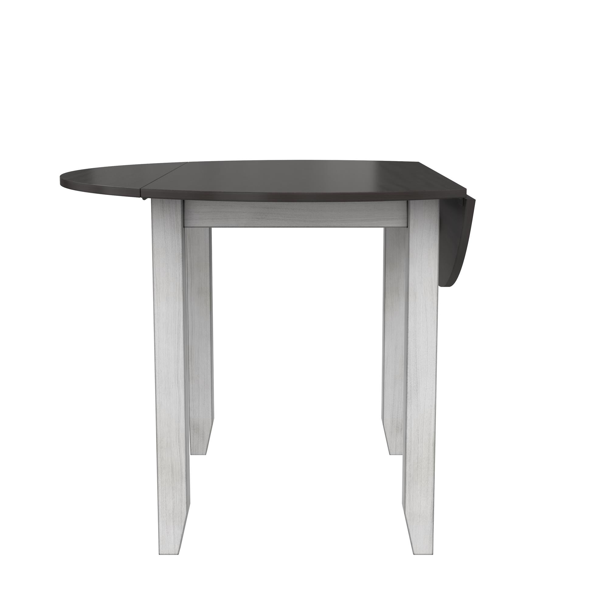 DHP Jersey 3-Piece Drop Leaf Wood Dining Set - Oyster