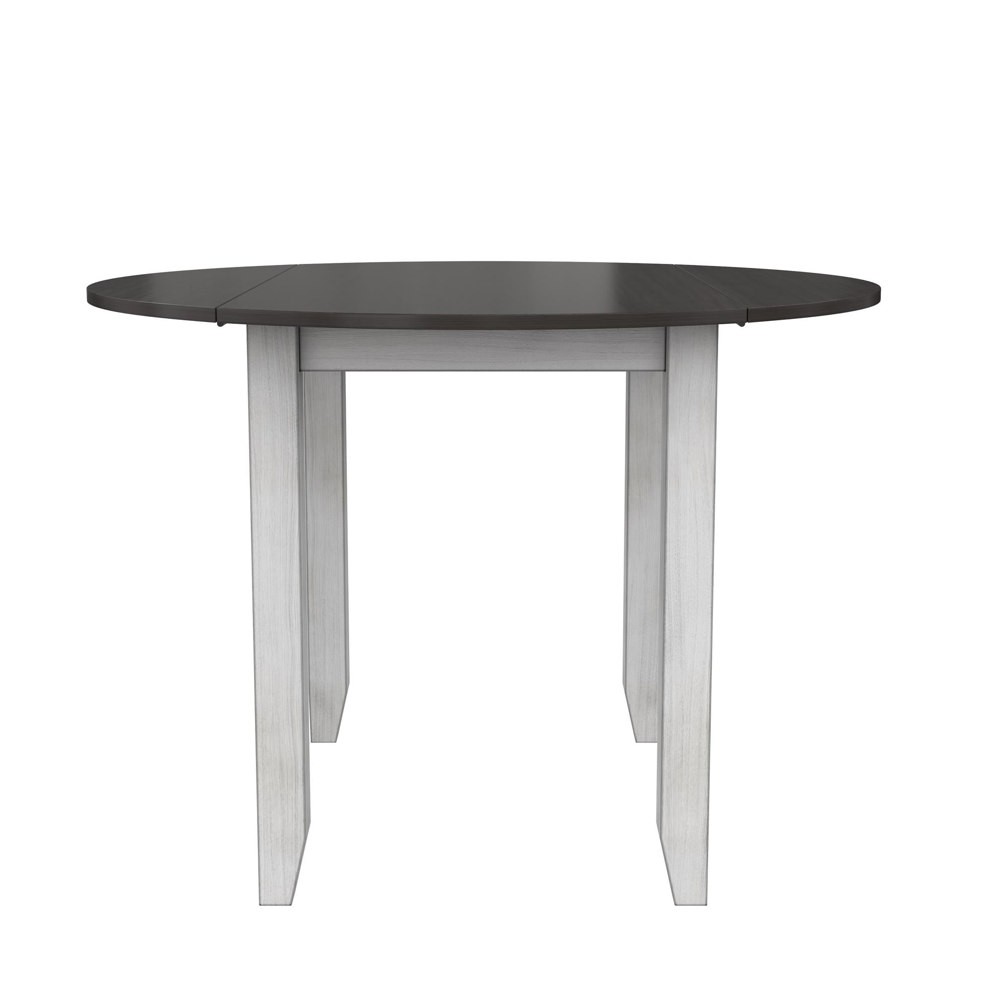DHP Jersey 3-Piece Drop Leaf Wood Dining Set - Oyster