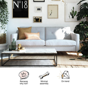 Mr. Kate Tess Sofa - Light Gray