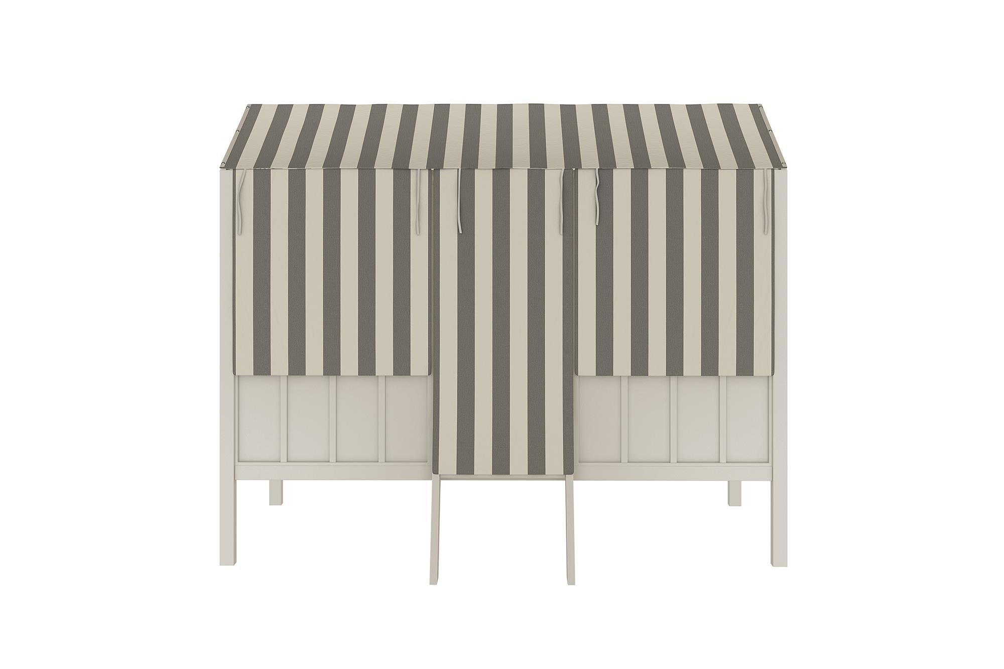 Little Seeds Rowan Valley Forest Loft Bed, Gray/Taupe, Twin - Gray - Twin