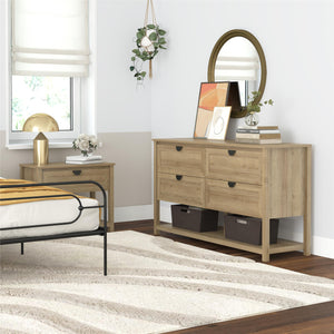 Mr. Kate Primrose Wide 4 Drawer Dresser - Natural