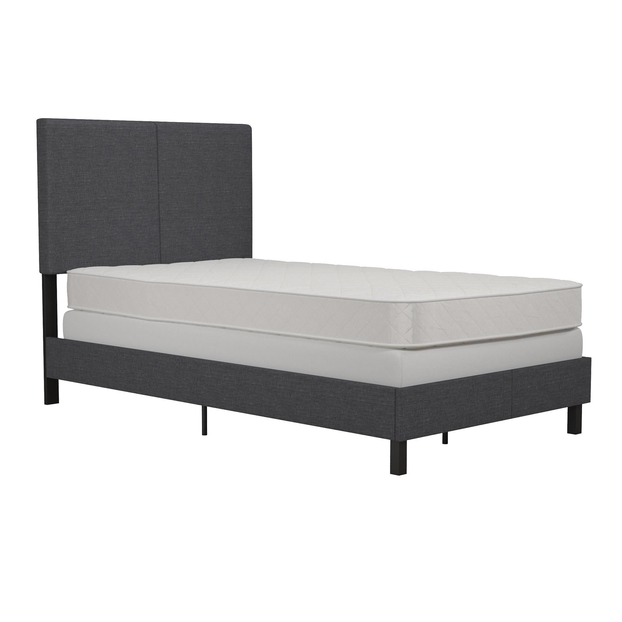 DHP Janford Upholstered Bed Frame - Gray - Twin
