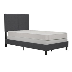 DHP Janford Upholstered Bed Frame - Gray - Twin