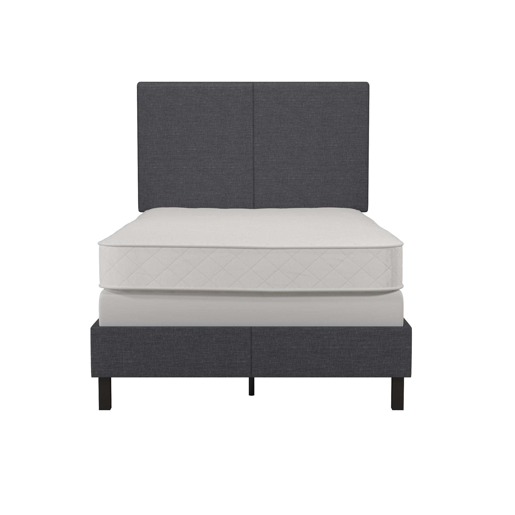 DHP Janford Upholstered Bed Frame - Gray - Twin