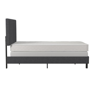 DHP Janford Upholstered Bed Frame - Gray - Twin
