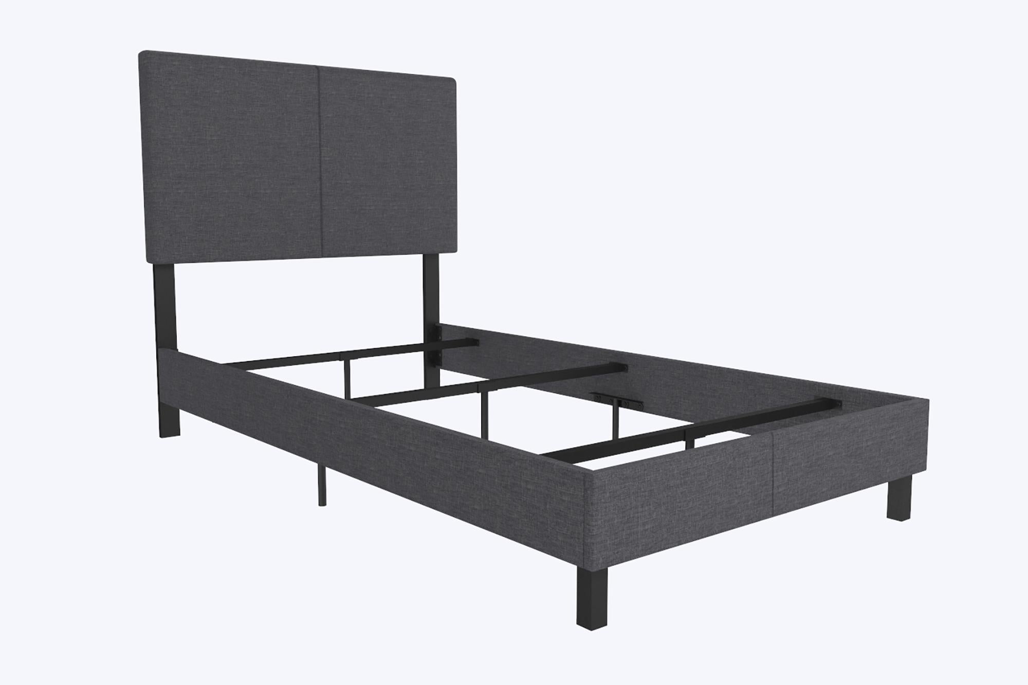 DHP Janford Upholstered Bed Frame - Gray - Twin