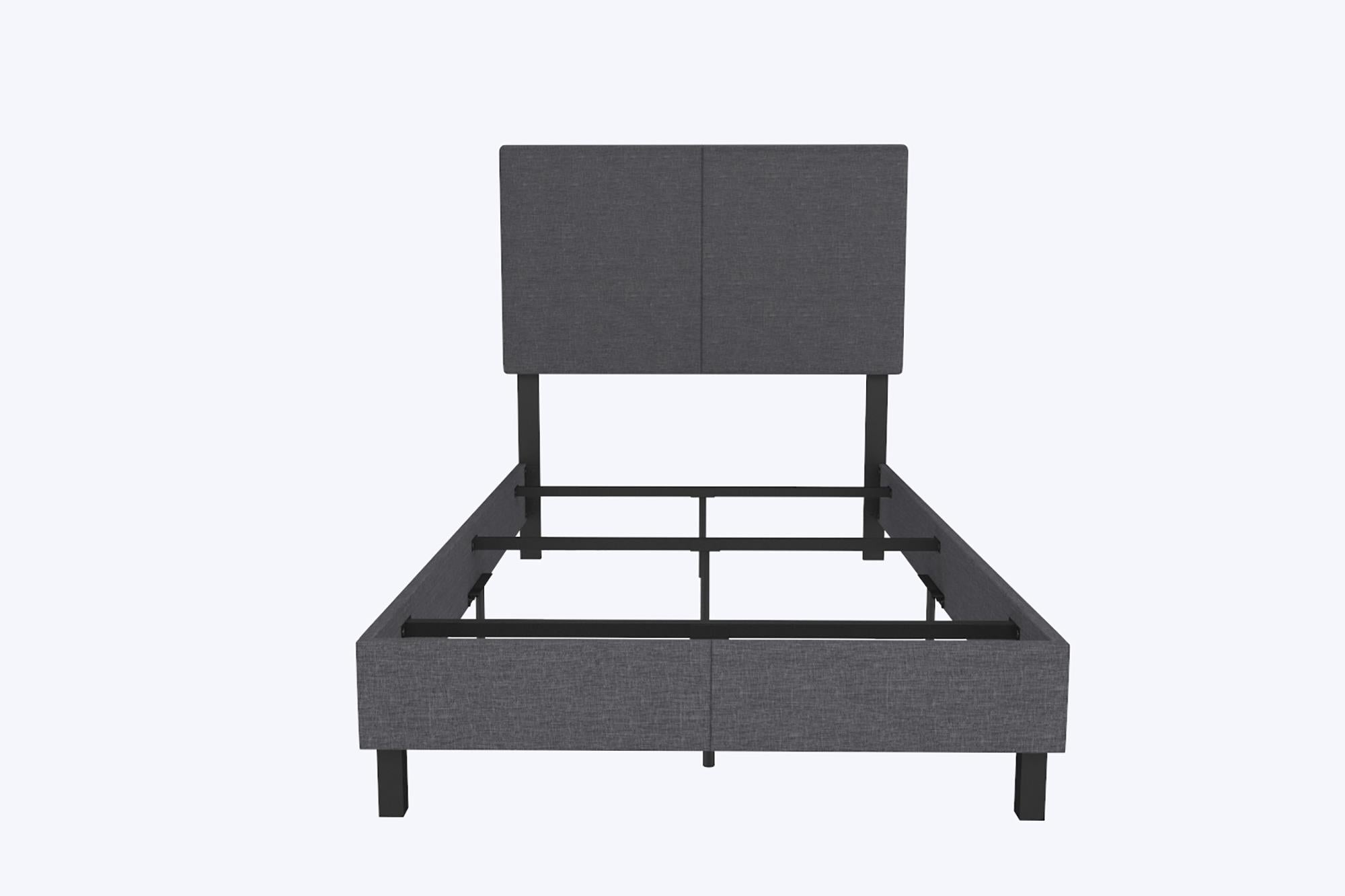 DHP Janford Upholstered Bed Frame - Gray - Twin
