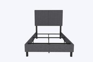 DHP Janford Upholstered Bed Frame - Gray - Twin