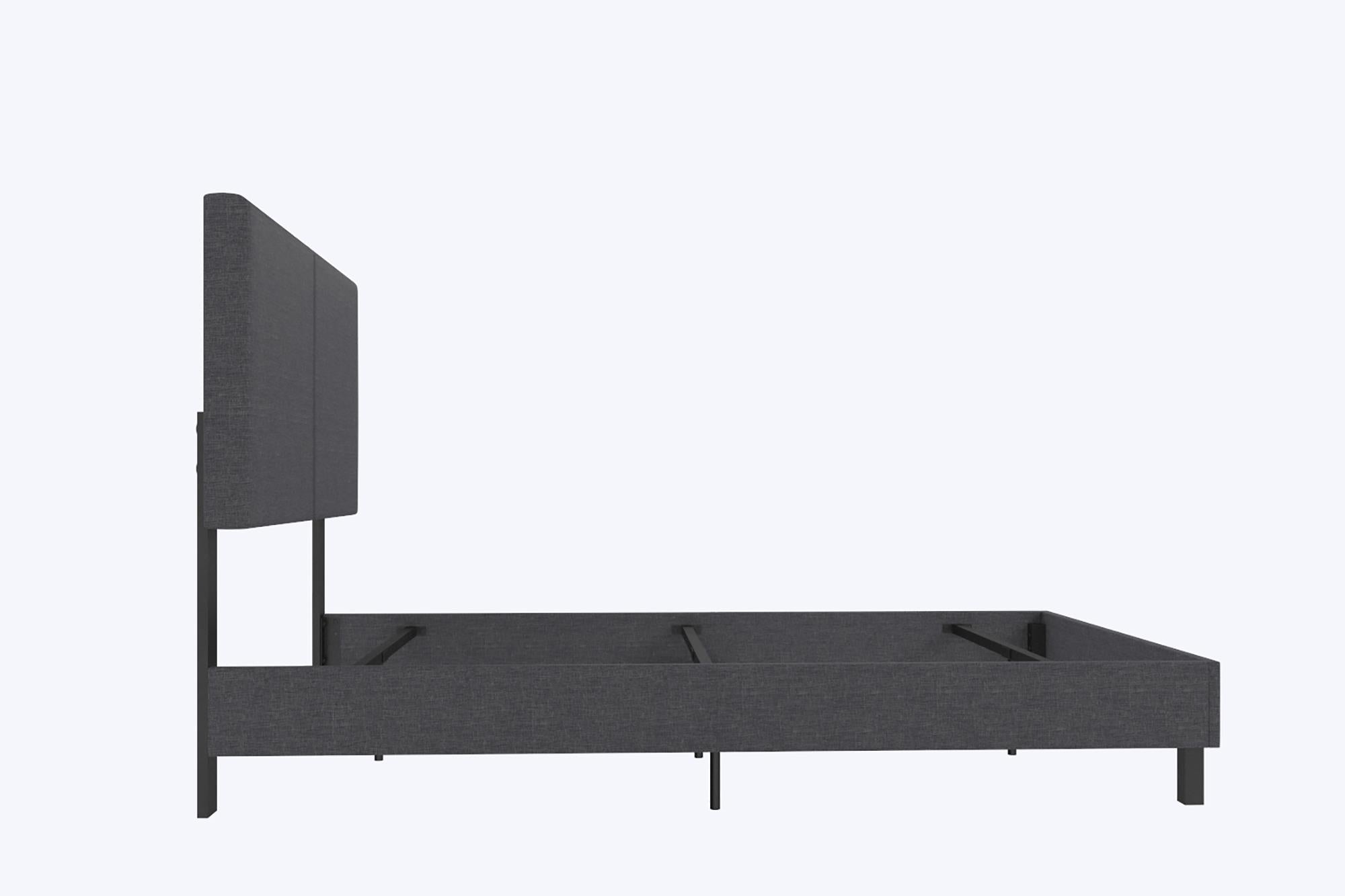 DHP Janford Upholstered Bed Frame - Gray - Twin